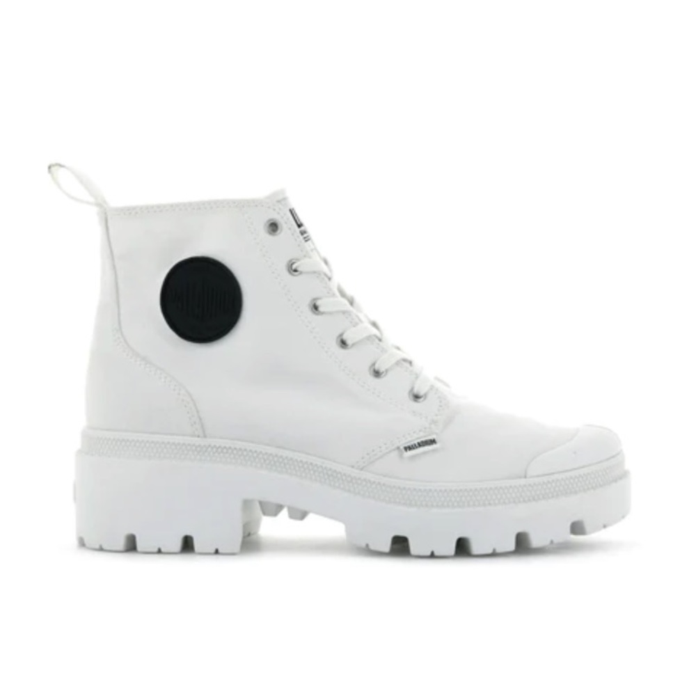 Palladium - Free People - ‘Pallabase Twill’ Boots - Star White